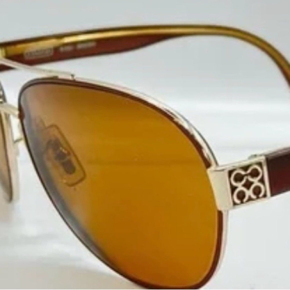 Coach Brown and Gold Sunglasses NEW